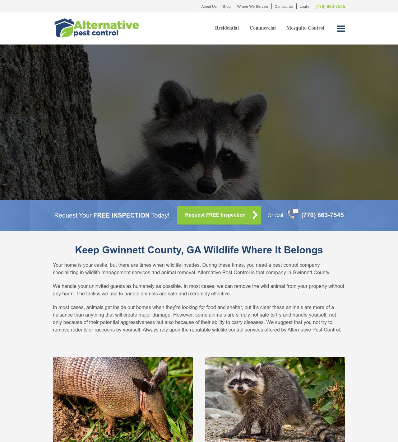 Lawrenceville Wildlife Control