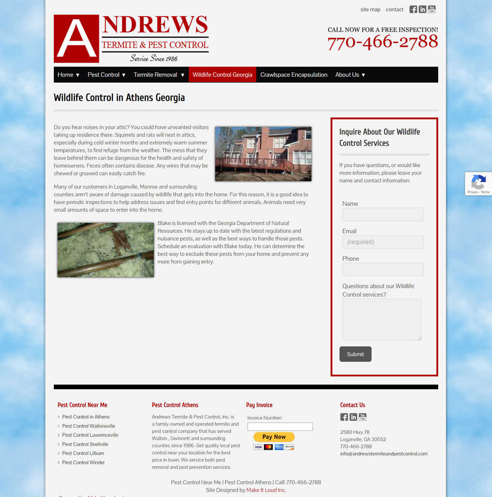 Athens-Clarke Wildlife Control