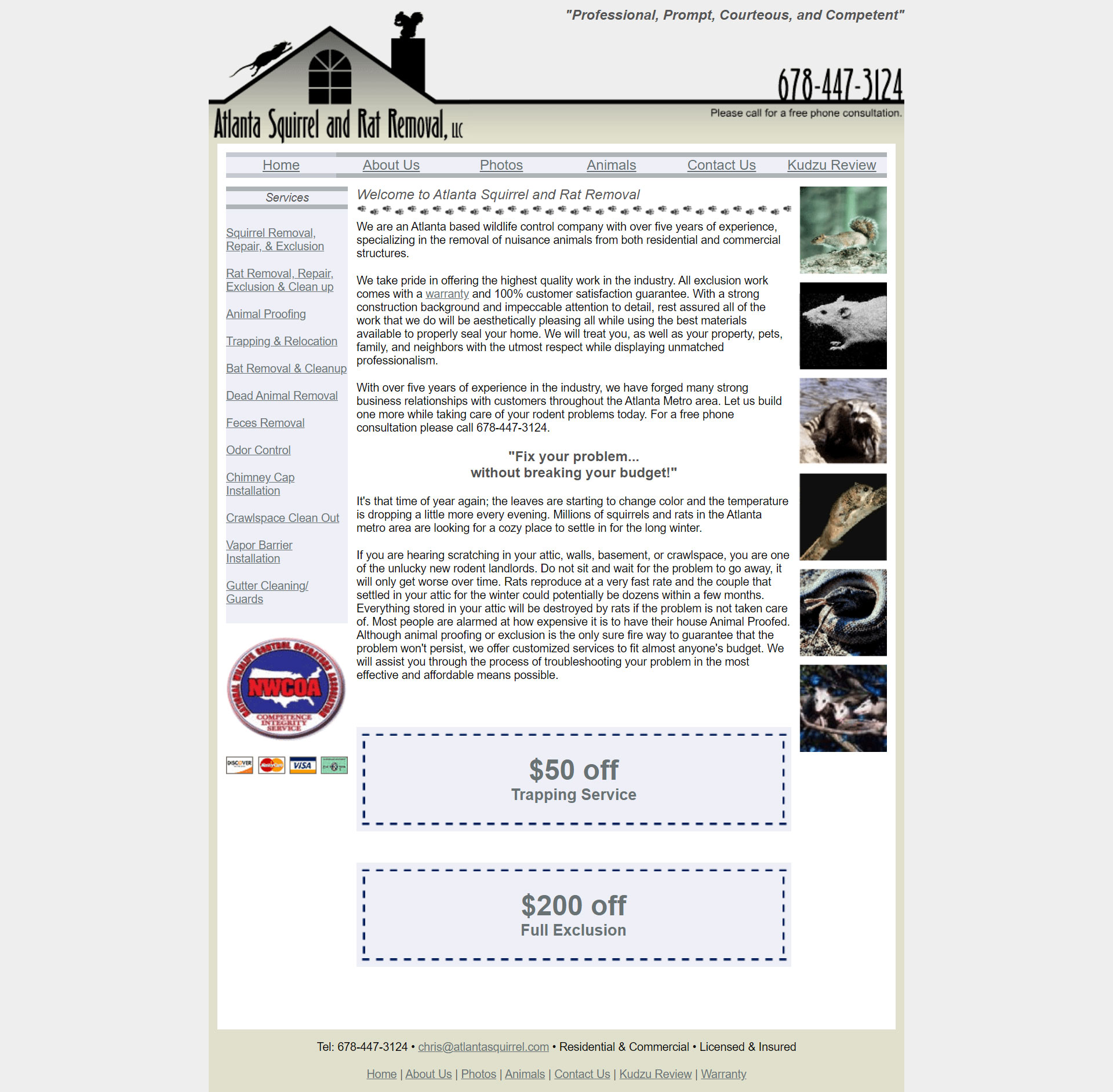 Atlanta Wildlife Control