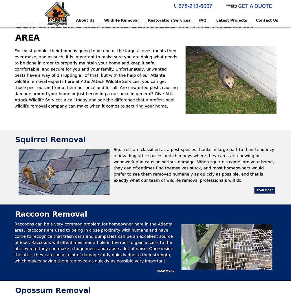 Atlanta Wildlife Control