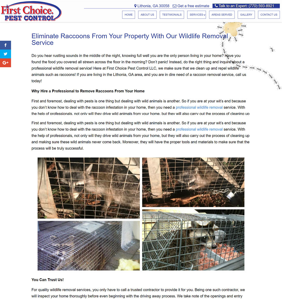 Atlanta Wildlife Control