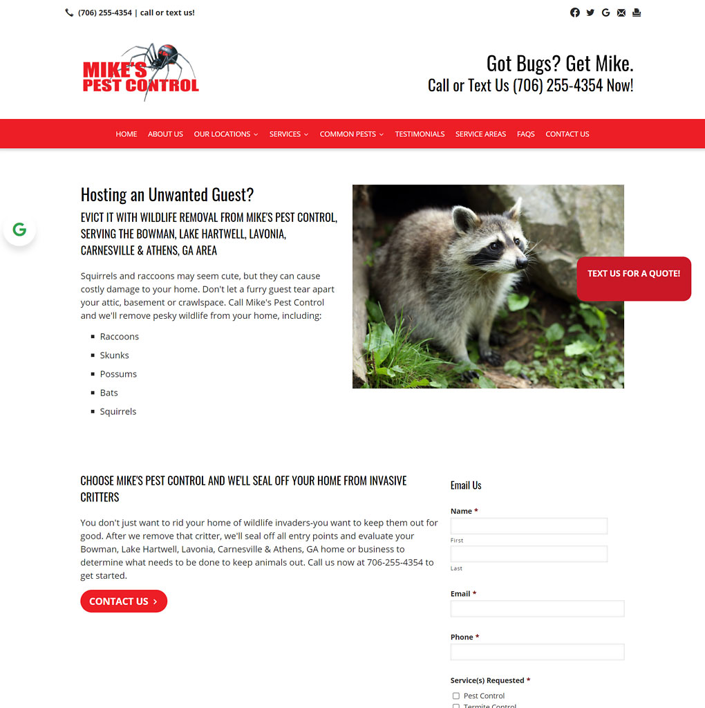 Athens-Clarke Wildlife Control