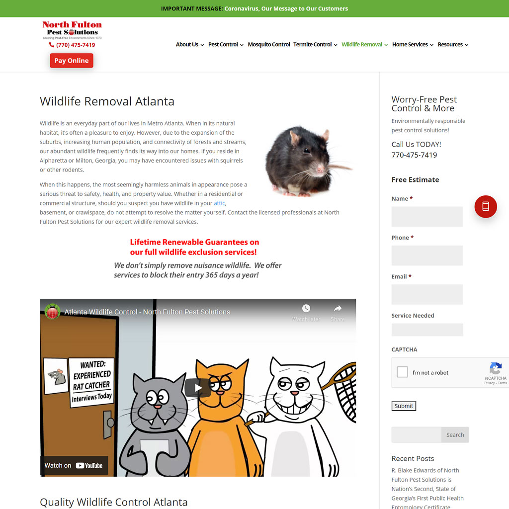 Atlanta Wildlife Control