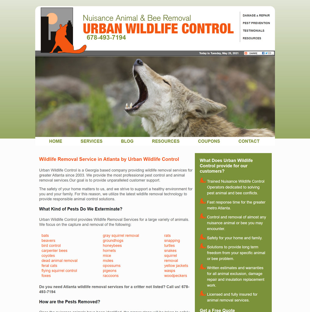 Atlanta Wildlife Control